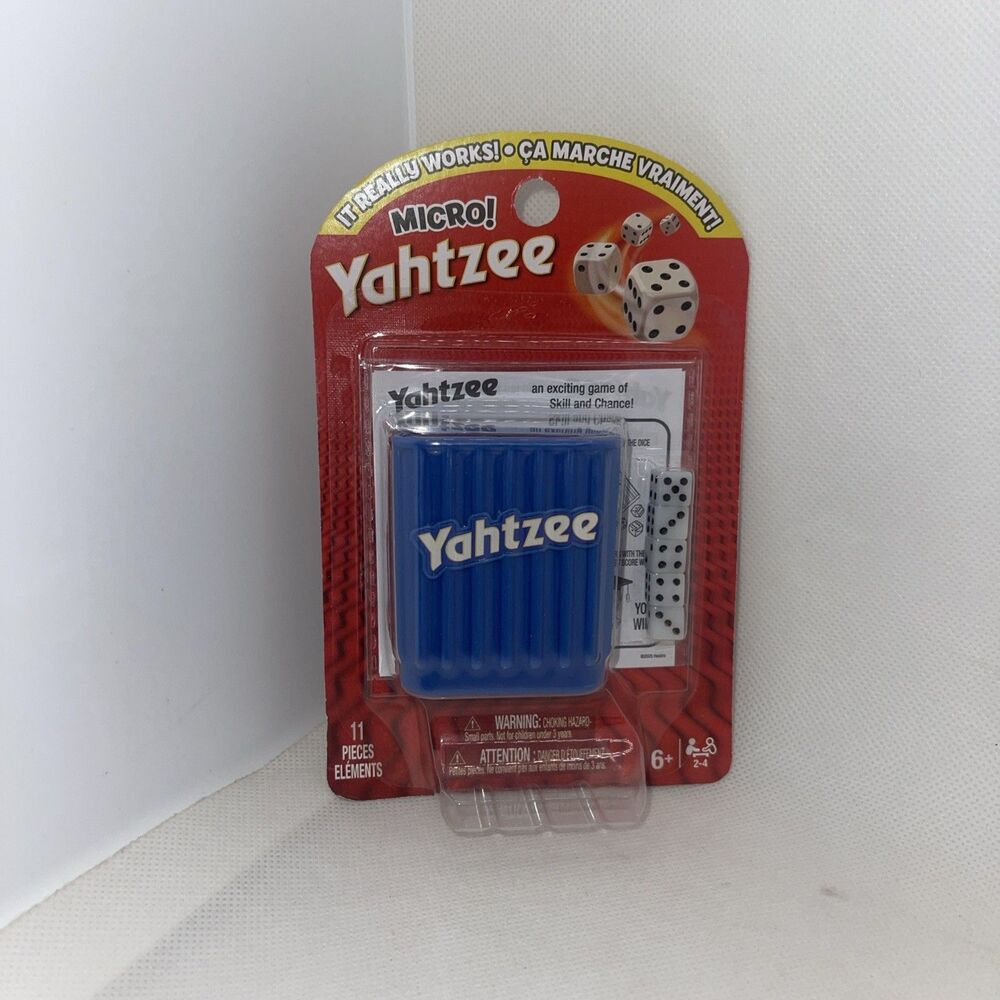 Micro Yahtzee!   Classic dice game Gaming  NIB Sealed - Miniature
